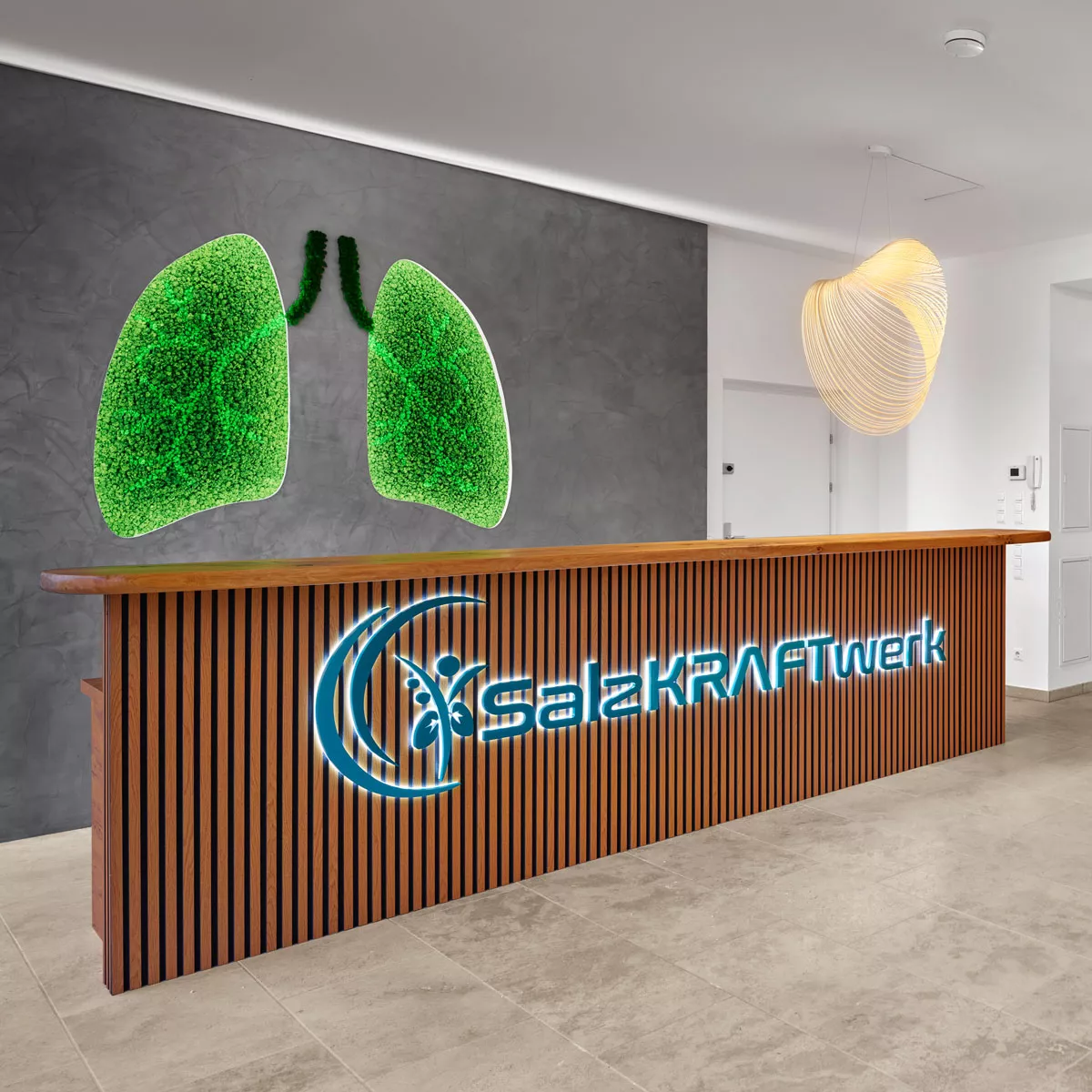 Private Salzkabine für Salzlufttherapie im SalzKRAFTwerk Linz